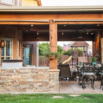 Covered Patio, Outdoor Kitchen: Katy, TX