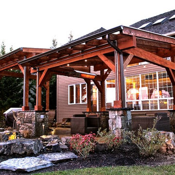 Covered patio structures