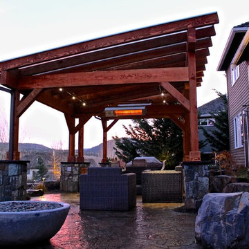 Covered patio structures