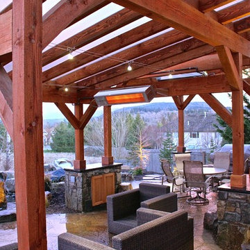 Covered patio structures