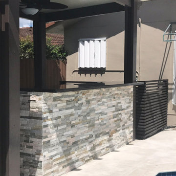 Covered Pergola with Fan