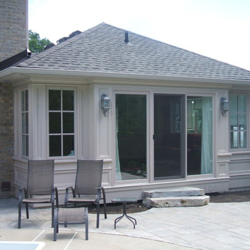 Covered Porch and Sun Room Addition