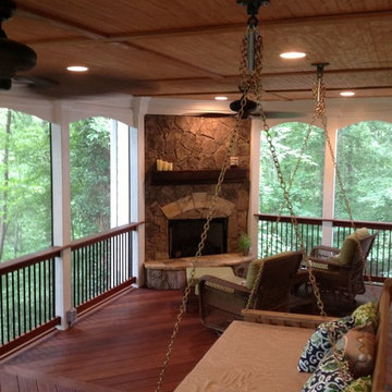 Covered Porch with Swing