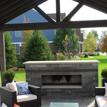 Covered Seating with a Modern Style (Zionsville, IN)