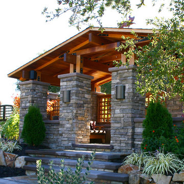 Craftsman style gatehouse