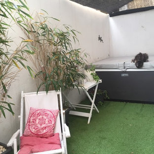 Idee per un patio o portico scandinavo