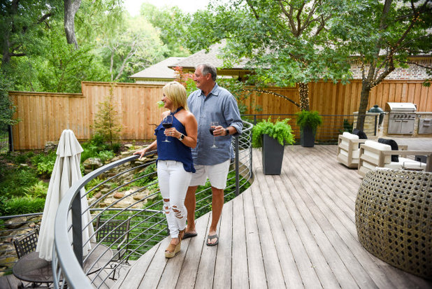 Transitional Patio by Southwest Fence & Deck