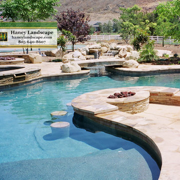 Curving-Pool-Spa-Fire-Pit-AFTER-PHOTO-3