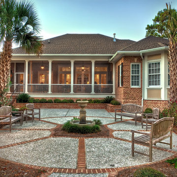 Custom Built Brick and Stucco Home