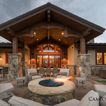 Custom Home in Tuhaye, Utah by Park City Home Builder, Cameo Homes Inc.