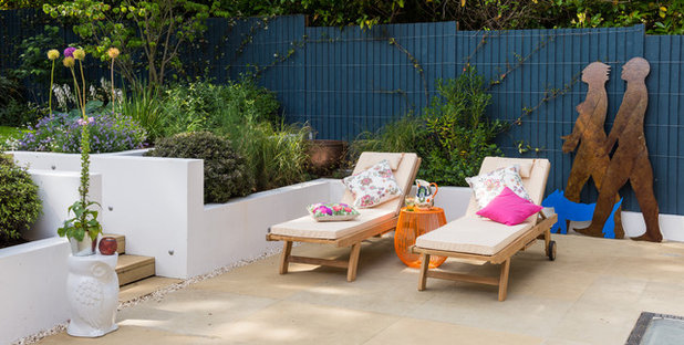 Eclectic Patio by Mad Cow Interiors