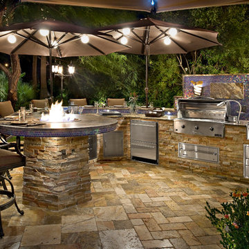 Custom Outdoor Island