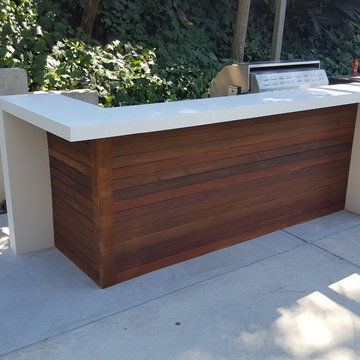 Custom Outdoor Kitchen in Hollywood Hills