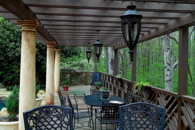 Example of a classic patio design in Atlanta