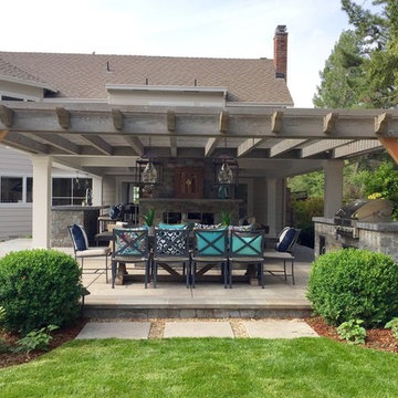Custom Pendant Lantern for Outdoor Living Space - Installation #7