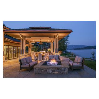 Custom River House - Contemporary - Patio - Seattle - by Selle Valley ...