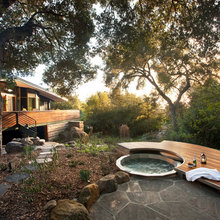 hot tub outdoors