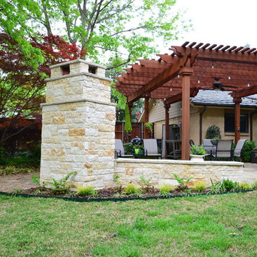 Dallas Covered Patio With Outdoor Fireplace and More!