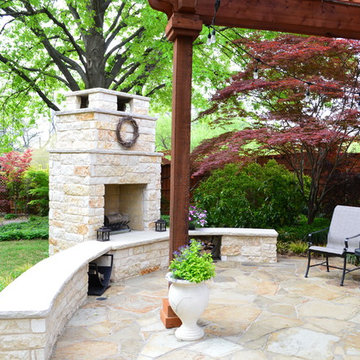 Dallas Covered Patio With Outdoor Fireplace and More!