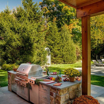 Darien, Connecticut Outdoor Kitchen