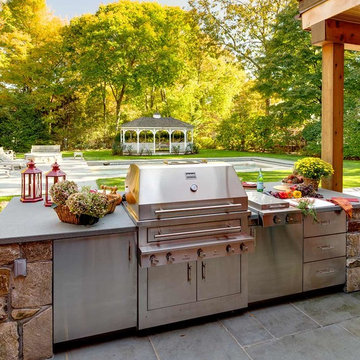 Darien, Connecticut Outdoor Kitchen
