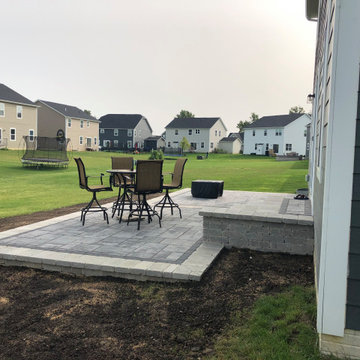 Dazzling custom patio and hardscape backyard design in Delaware, OH