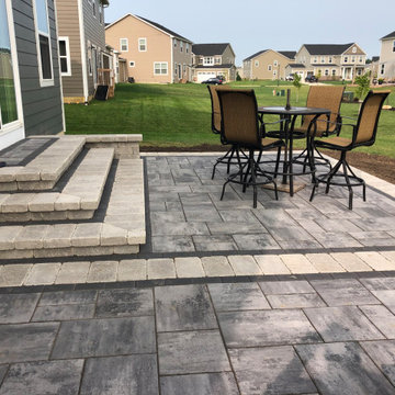 Dazzling custom patio and hardscape backyard design in Delaware, OH