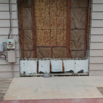 Deck and door installation