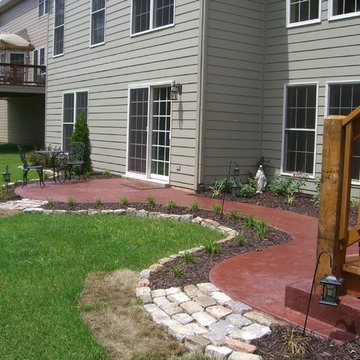 Deck and patio