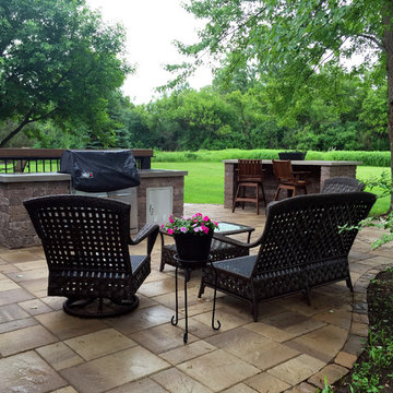 Deck & Patio with Outdoor Kitchen in Long Grove, IL