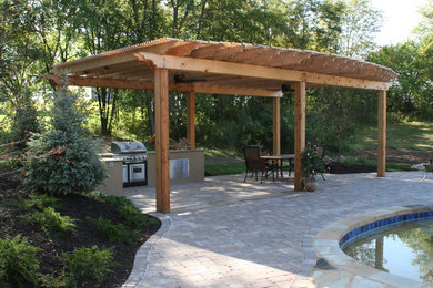 Inspiration for a timeless patio remodel in Kansas City