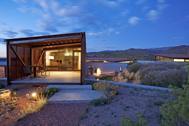 Inspiration for a contemporary patio remodel in Albuquerque