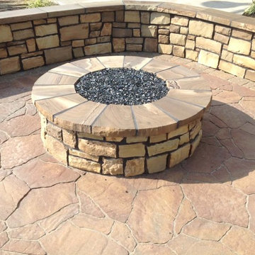 Detailed Fire Pit Stonework