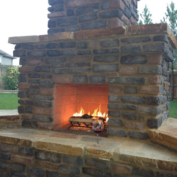 DIY Douglas Fireplace