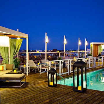 Donovan House Roof Top Pool Patio Lounge Terrace