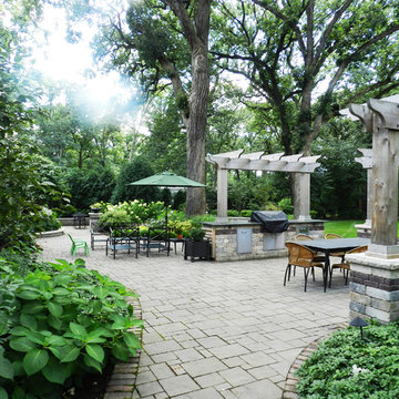 Downers Grove Patio, Outdoor Kitchen and Landscape
