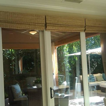 Drapes and Window Decor, bamboo shades