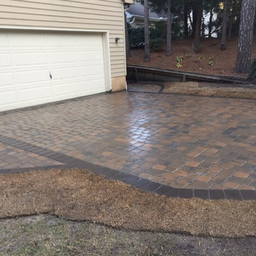 Driveway and walkway - Paver project