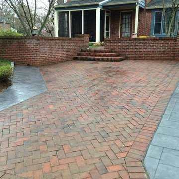 75 Beautiful Front Yard Stamped Concrete Patio Pictures Ideas January 2022 Houzz
