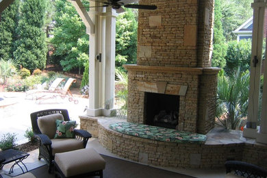 Tuscan patio photo in Atlanta