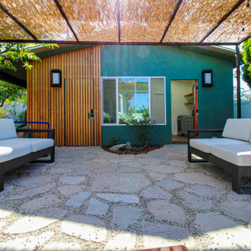 Eagle Rock, CA / Complete Accessory Dwelling Unit Build / Front Patio and Ent