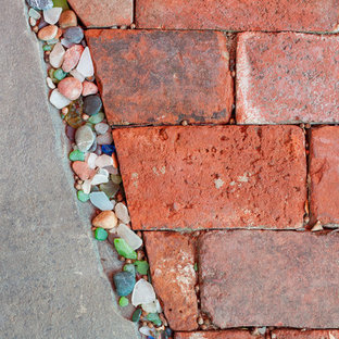 Idee per un patio o portico eclettico