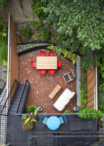 Eclectic Patio by New Eco Landscapes