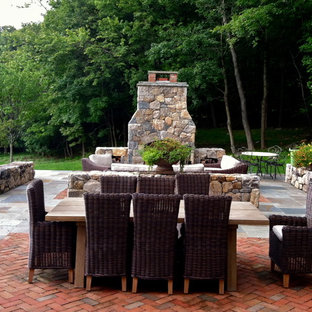 Trendy patio photo in New York