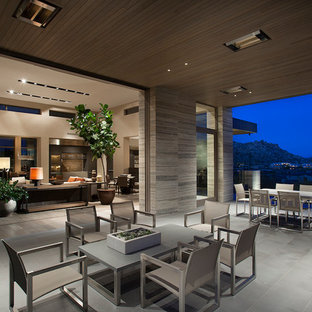 Elegant Modern at Estancia | Patio at Sunset