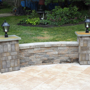 Ellicott City Patio and seat wall