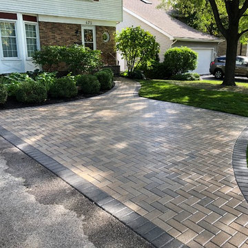 Elmhurst, IL. Driveway Extension and Patio Project