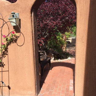 Ispirazione per un patio o portico stile americano