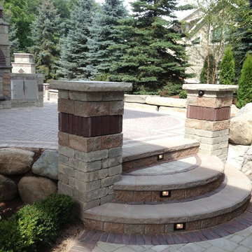 Entry to Tiered Patio
