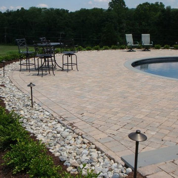 EP Henry Pool Deck with Delaware River Rock